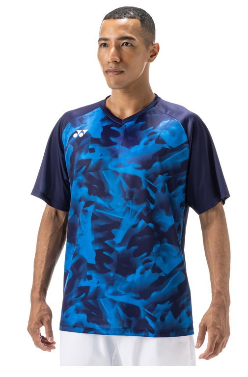 Yonex Sport-Tshirt Crew Neck Club Team YM0033 (100% Polyester) 2025 navyblau Herren